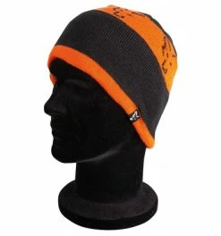 Fox Black / Orange Beanie
