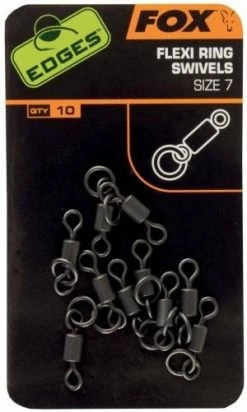 Fox Edges Flexi Ring Swivel X 10
