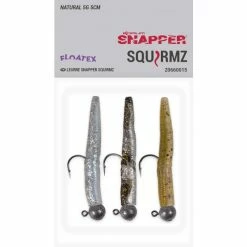 SNAPPER FLOATEX SQUIRMZ 5cm - NATURAL 5Gr