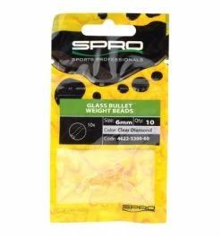 Spro Rnd Glass Beads Clear Diamond