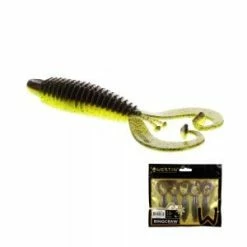 WESTIN RINGCRAW CURLTAIL BLACK CHARTREUSE 9CM